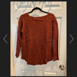 It’s Our Time burnt orange sweater Womens size small